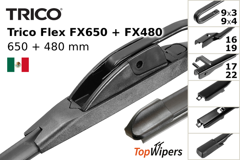 Trico Flex FX650 + Trico Flex FX480