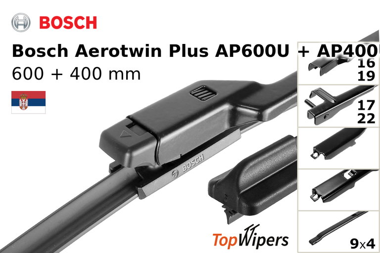 Bosch Aerotwin Plus AP600U + Bosch Aerotwin Plus AP400U