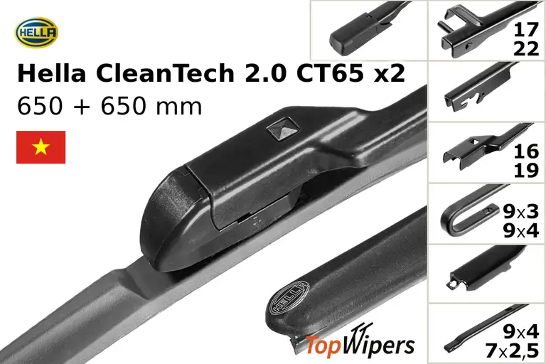 Hella CleanTech 2.0 CT65 + Hella CleanTech 2.0 CT65