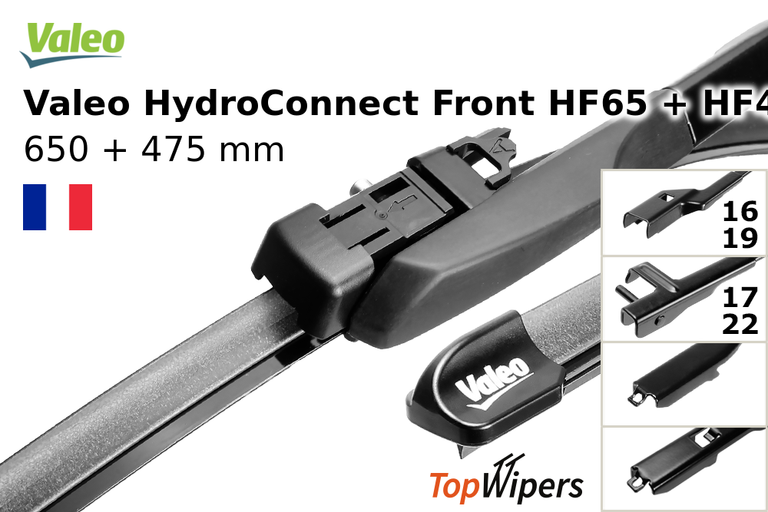Valeo HydroConnect Front HF65 + Valeo HydroConnect Front HF48