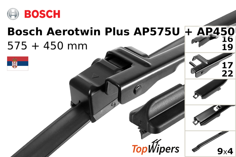Bosch Aerotwin Plus AP575U + Bosch Aerotwin Plus AP450U