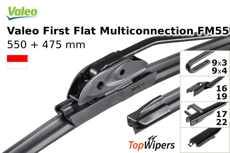 Valeo First Flat Multiconnection FM55 + Valeo First Flat Multiconnection FM47
