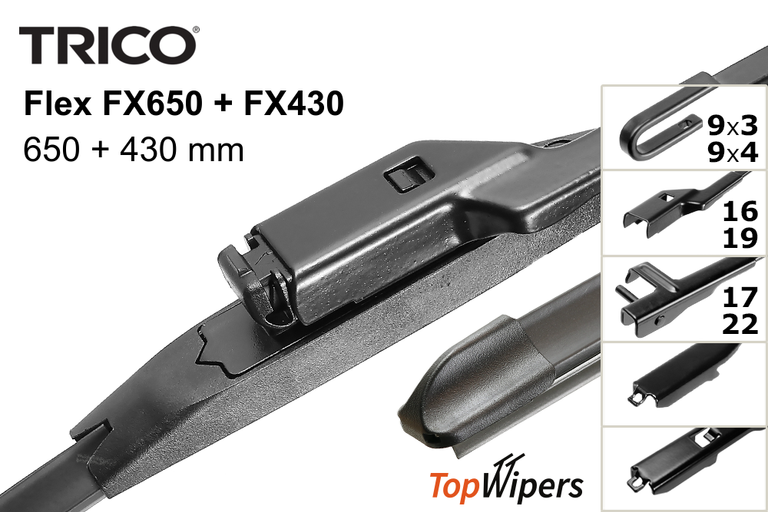 Trico Flex FX650 + Trico Flex FX430