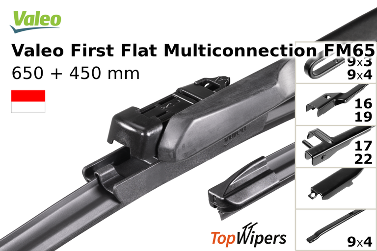 Valeo First Flat Multiconnection FM65 + Valeo First Flat Multiconnection FM45