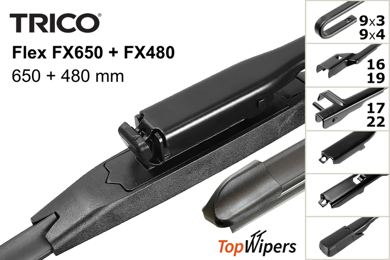 Trico Flex FX650 + Trico Flex FX480