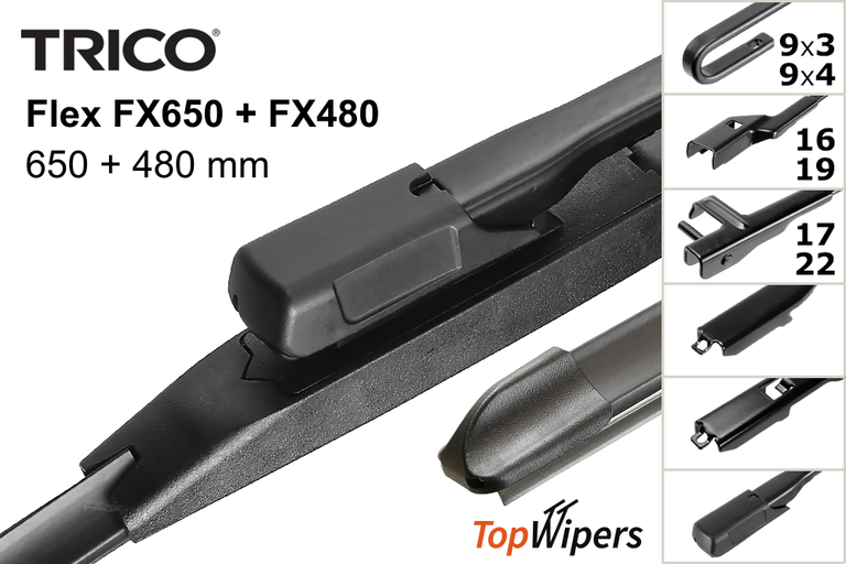 Trico Flex FX650 + Trico Flex FX480