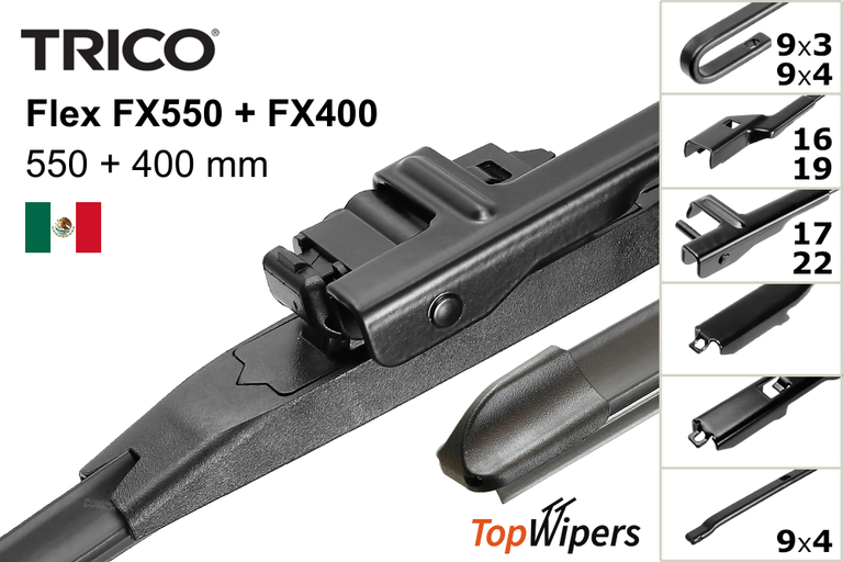 Trico Flex FX550 + Trico Flex FX400