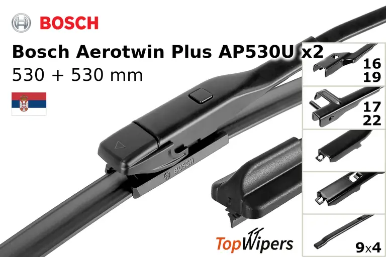 Bosch Aerotwin Plus AP530U + Bosch Aerotwin Plus AP530U