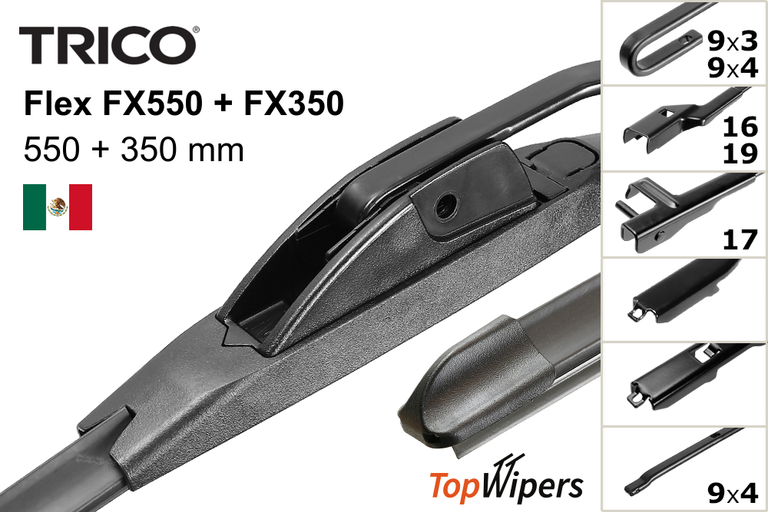 Trico Flex FX550 + Trico Flex FX350