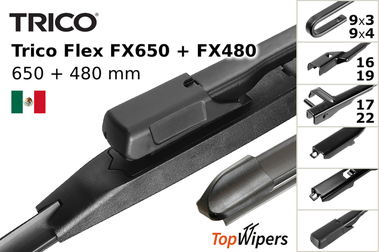 Trico Flex FX650 + Trico Flex FX480