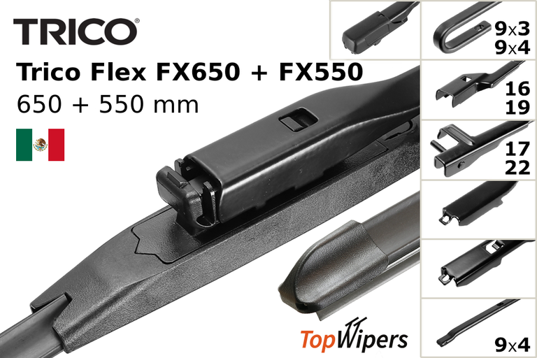Trico Flex FX650 + Trico Flex FX550