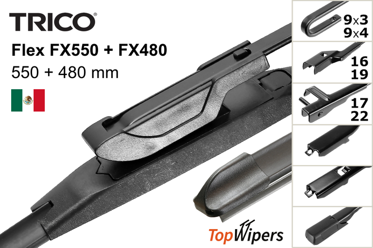 Trico Flex FX550 + Trico Flex FX480