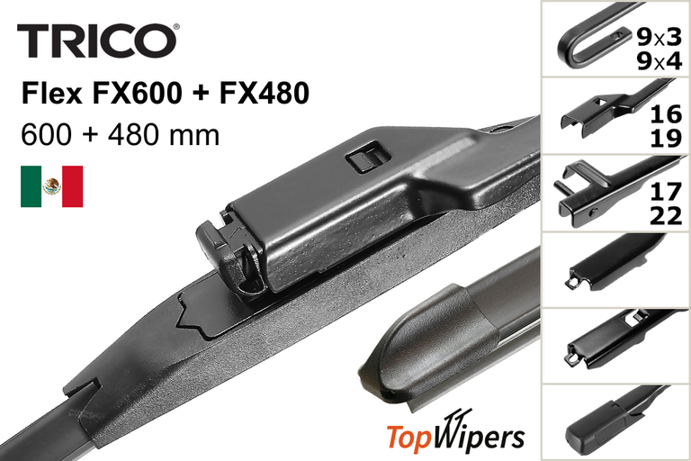 Trico Flex FX600 + Trico Flex FX480