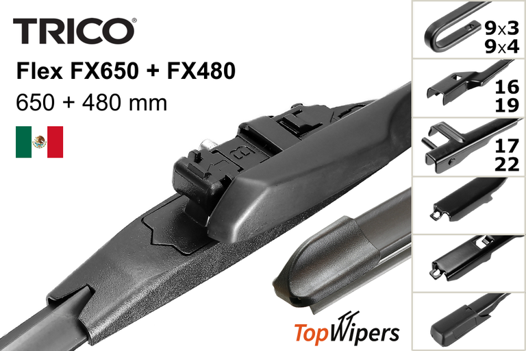 Trico Flex FX650 + Trico Flex FX480