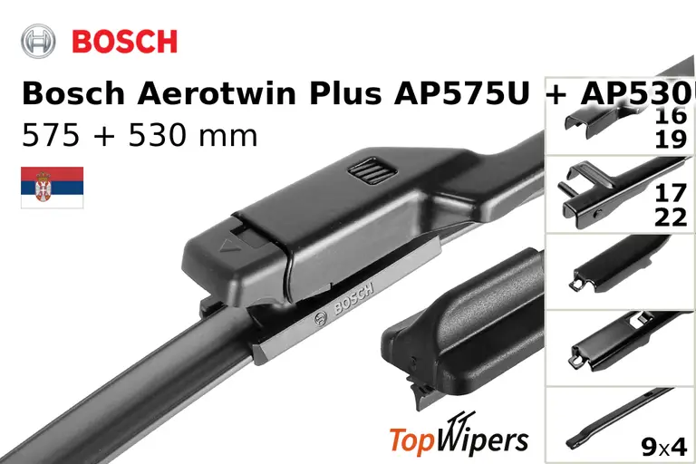 Bosch Aerotwin Plus AP575U + Bosch Aerotwin Plus AP530U