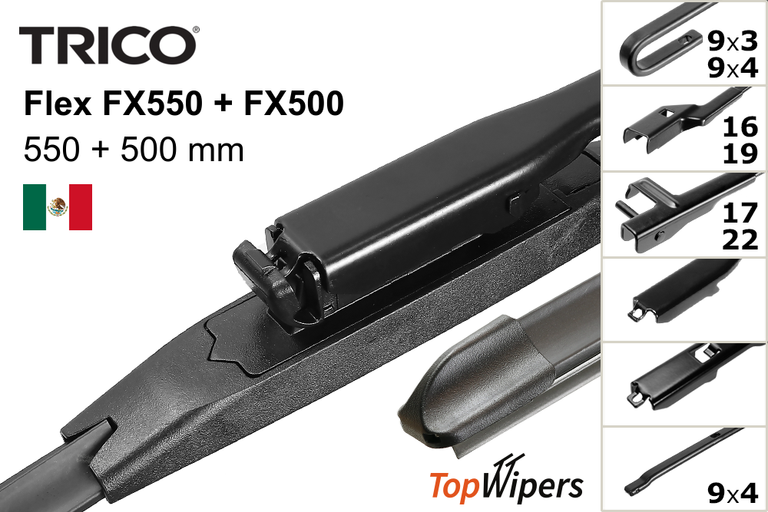 Trico Flex FX550 + Trico Flex FX500