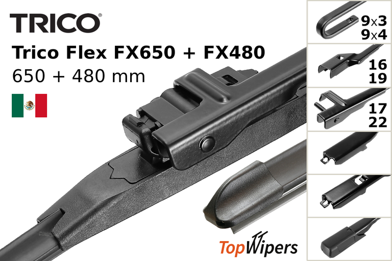 Trico Flex FX650 + Trico Flex FX480