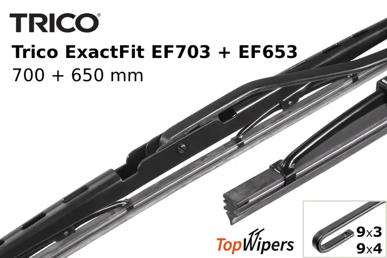 Trico ExactFit EF703 + Trico ExactFit EF653