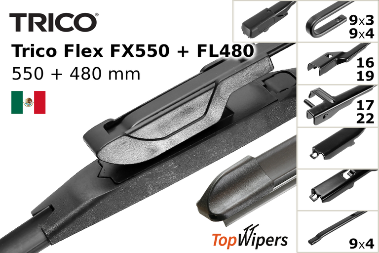 Trico Flex FX550 + Trico Flex FL480