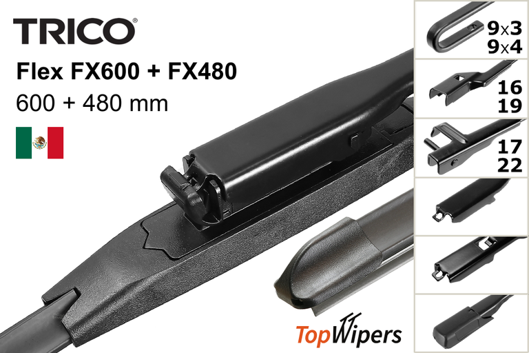 Trico Flex FX600 + Trico Flex FX480