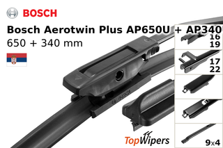 Bosch Aerotwin Plus AP650U + Bosch Aerotwin Plus AP340U