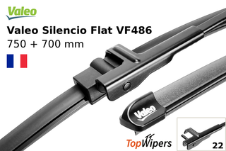 Valeo Silencio Flat VF486