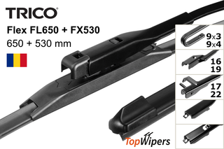 Trico Flex FL650 + Trico Flex FX530