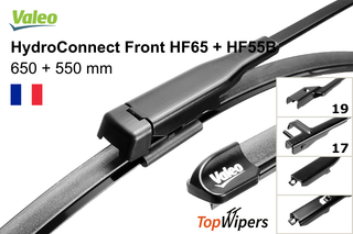 Valeo HydroConnect Front HF65 + Valeo HydroConnect Front HF55B