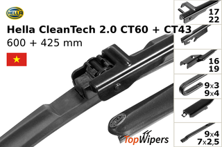 Hella CleanTech 2.0 CT60 + Hella CleanTech 2.0 CT43