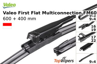 Valeo First Flat Multiconnection FM60 + Valeo First Flat Multiconnection FM40