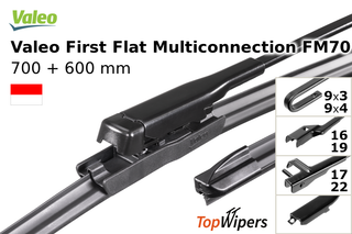 Valeo First Flat Multiconnection FM70 + Valeo First Flat Multiconnection FM60