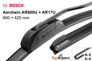 Bosch Aerotwin AR600U + Bosch Aerotwin AR17U