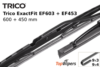 Trico ExactFit EF603 + Trico ExactFit EF453