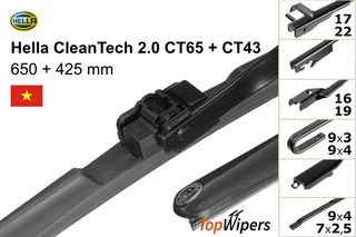 Hella CleanTech 2.0 CT65 + Hella CleanTech 2.0 CT43