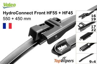 Valeo HydroConnect Front HF55 + Valeo HydroConnect Front HF45