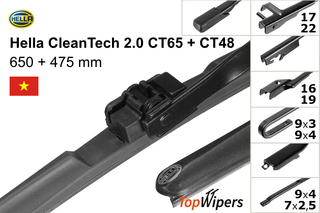 Hella CleanTech 2.0 CT65 + Hella CleanTech 2.0 CT48