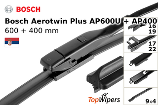 Bosch Aerotwin Plus AP600U + Bosch Aerotwin Plus AP400U