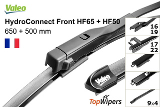 Valeo HydroConnect Front HF65 + Valeo HydroConnect Front HF50