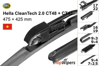 Hella CleanTech 2.0 CT48 + Hella CleanTech 2.0 CT43