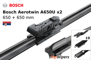 Bosch Aerotwin A650U + Bosch Aerotwin A650U