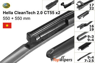 Hella CleanTech 2.0 CT55 + Hella CleanTech 2.0 CT55