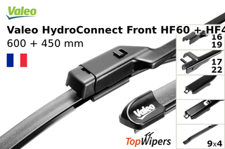 Valeo HydroConnect Front HF60 + Valeo HydroConnect Front HF45