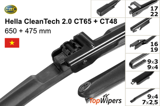 Hella CleanTech 2.0 CT65 + Hella CleanTech 2.0 CT48