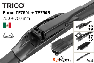 Trico Force TF750L + Trico Force TF750R