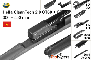 Hella CleanTech 2.0 CT60 + Hella CleanTech 2.0 CT55