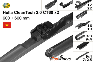 Hella CleanTech 2.0 CT60 + Hella CleanTech 2.0 CT60