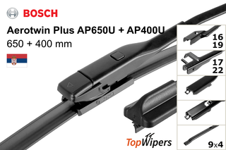 Bosch Aerotwin Plus AP650U + Bosch Aerotwin Plus AP400U