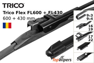 Trico Flex FL600 + Trico Flex FL430