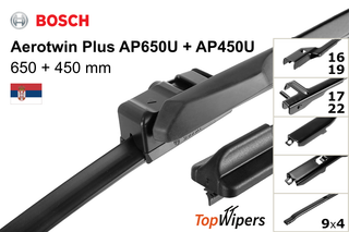 Bosch Aerotwin Plus AP650U + Bosch Aerotwin Plus AP450U