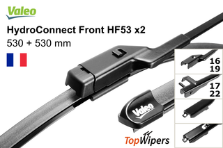 Valeo HydroConnect Front HF53 + Valeo HydroConnect Front HF53
